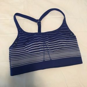 Athleta Blue sports bra